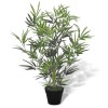 Bambus artificial cu ghiveci, 80 cm