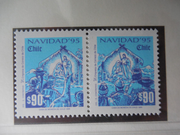 Chile-Craciun-serie completa,nestampilate MNH