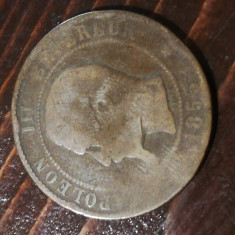 Franta 10 centimes 1855 A Napoleon III