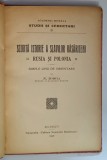 SCURTA ISTORIE A SLAVILOR RASARITENI - RUSIA SI POLONIA - SIMPLE LINII DE ORIENTARE de N. IORGA , 1919