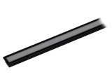 Profil LED &icirc;ncastrat negru, 1m, aluminiu - PDS-NK