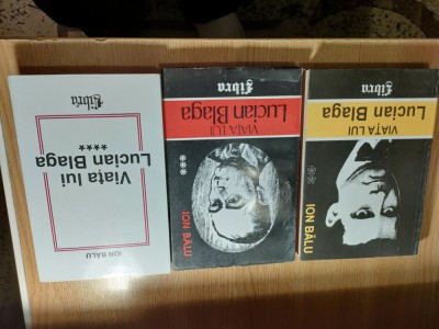 Viata lui Lucian Blaga -Vol. II, III, IV - Ion Balu (Ed. Libra 1996, 1997, 1999) foto