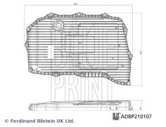 BLUE PRINT ADBP210107 Blue Print Solution Filtru hidraulic, cutie de foto