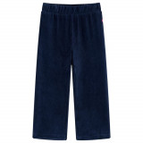 Pantaloni de copii din velur, bleumarin, 116