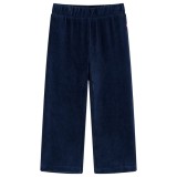 Pantaloni de copii din velur, bleumarin, 104