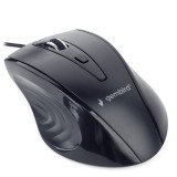 MOUSE GEMBIRD, PC sau NB, cu fir, USB, optic, 1200 dpi, butoane/scroll 4/1, , negru, &quot;MUS-4B-02&quot; (timbru verde 0.18 lei)
