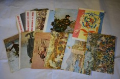 lot 12 carti postale tematica militara Independenta Romaniei 1877