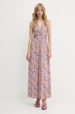 Morgan rochie culoarea roz, maxi, evazati, RPOKA