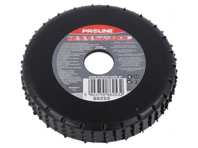 Grinding Wheel 120mm Flat with Rasp