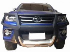 Bullbar poliuretan cu protectie faruri Toyota Hilux Revo 2015-2017 foto