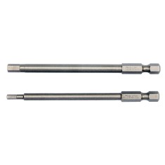 Set 2 capete surubelnita hexagonale 100 mm 3-5 mm prindere 1/4 YATO