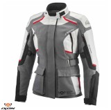 Geaca (jacheta) femei pentru scuter - motocicleta Touring/Adventure Ixon All season model Midgard LS culoare: gri/negru/rosu Gri/negru/rosu XS