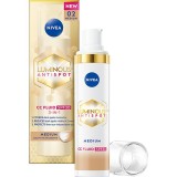 Crema-fluid de zi NIVEA Luminous CC 3-in-1 cu SPF30, nuanta medie, 30ml