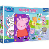 Puzzle trefl primo super giant 15 peppa pig