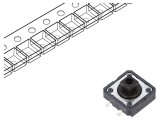 Micro&icirc;ntrerupător TACT SMD SPST-NO 0,05A 24V