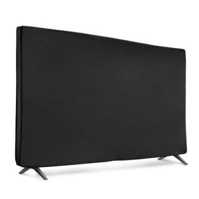 Husa de praf pentru televizor 40 inch, Kwmobile, Negru, Textil, 51700.01 foto