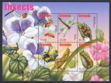 Cumpara ieftin Grenada - INSECTE si FLORI - BL - MNH, Nestampilat