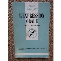 L&#039;expression orale - BELLENGER LIONEL