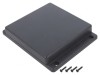 Carcasă Universală cu Lame de Fixare 125x125x25 mm