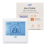 Cumpara ieftin Aproape nou: Termostat inteligent incastrabil PNI CT25PW WiFi, control prin interne