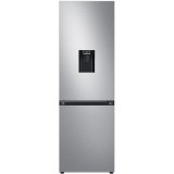 Combina frigorifica, Samsung RB34C632DSA/EF, Clasa energetica D, 341L,H 185 cm, Racire totala, No Frost, Argintiu