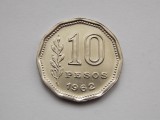 10 PESOS 1962 ARGENTINA-AUNC