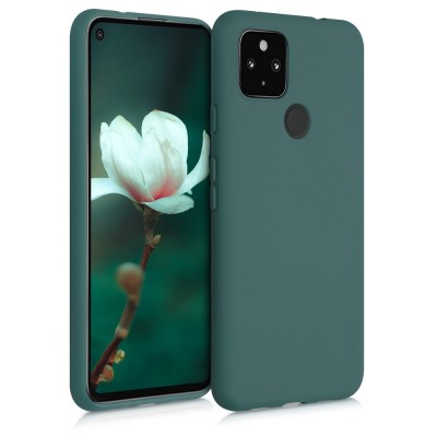 Husa pentru Google Pixel 4a 5G, Silicon, Verde, 51727.171 foto