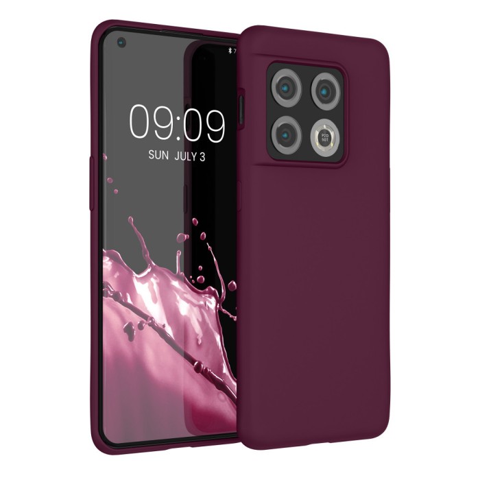Husa Kwmobile pentru OnePlus 10 Pro, Silicon, Violet, 57460.190