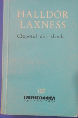 myh 48f - BPT - Halldor Laxness - Clopotul din Islanda - ed 1962 foto