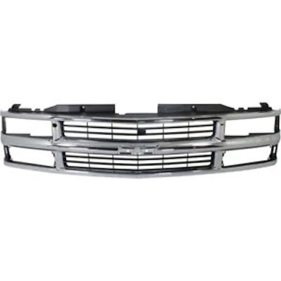 Grila radiator, masca fata Chevrolet C/K/Silverado Classic, 1994-2000, parte montare centrala, 253505-2, Aftermarket foto