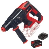 Einhell TE-HD 18/20 Li PXC + Starter Kit - Rotopercutor SDS-Plus 1.8 J + Set 1 acumulator si incarcator Li-Ion 18 V 4 Ah