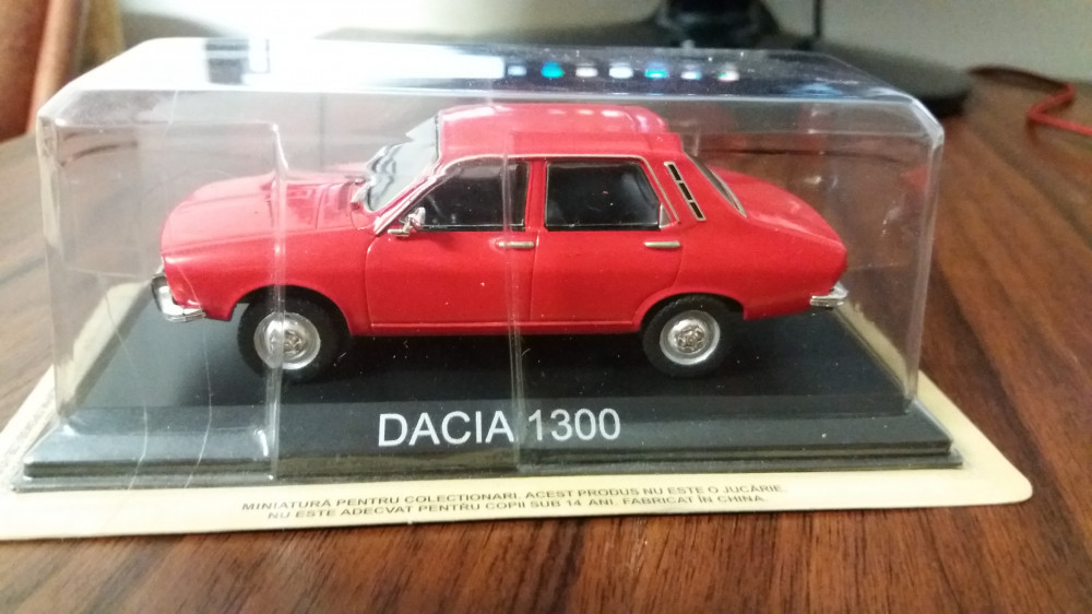 Macheta DACIA 1300 1970 - DeAgostini Masini de Legenda, scara 1/43, noua. |  arhiva Okazii.ro