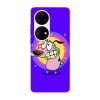 Husa compatibila cu Huawei Nova Y70 model Courage the Cowardly Dog, Silicon, TPU, Viceversa, Transparent, Carcasa