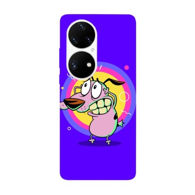 Husa compatibila cu Huawei Nova Y70 model Courage the Cowardly Dog, Silicon, TPU, Viceversa foto