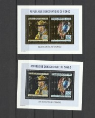DR CONGO 2004 SCOUTING MINERALE GOLD AND SILVER FOIL foto