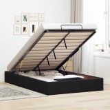 VidaXL Cadru de pat otoman fără saltea Negru 120x190 cm catifea 3310951