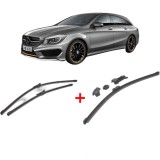 Cumpara ieftin Set 3 stergatoare MERCEDES-BENZ CLA Shooting Brake (X117) 2015-2019, parbriz si luneta, Valeo HydroConnect