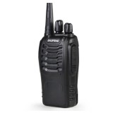 Statie portabila emisie receptie, Baofeng BF-888S plus, 16 canale, 5W, walkie talkie, conforma normelor ANCOM, neagra
