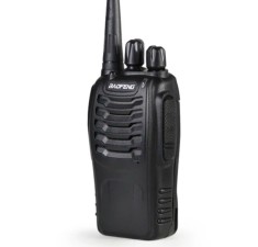 Statie portabila emisie receptie, Baofeng BF-888S plus, 16 canale, 5W, walkie talkie, conforma normelor ANCOM, neagra foto