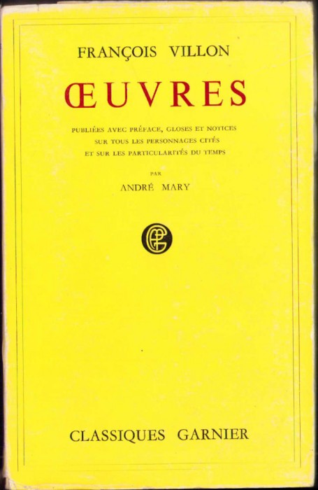 HST C830 Francois Villon Oeuvres