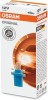Set 10 Becuri Bord BX8.5D, Soclu Albastru, 12V 1.2W, Osram
