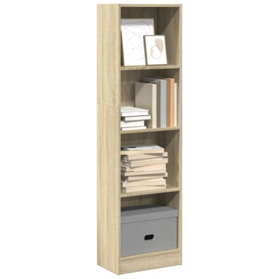 vidaXL Bibliotecă, stejar sonoma, 40x24x143 cm, lemn prelucrat 857785 foto