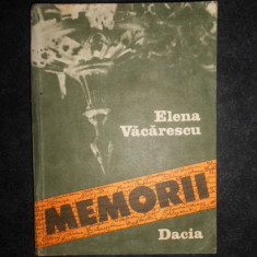 Elena Vacarescu - Memorii