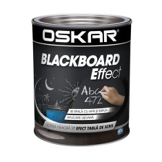 Vopsea decorativa Oskar, 1 L, efect tabla de scris, negru foto
