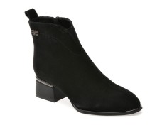 Botine FLAVIA PASSINI negre, 105841, din piele intoarsa