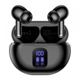 Handsfree Bluetooth Tech-Protect Ultraboost Pro G2, TWS, Negru