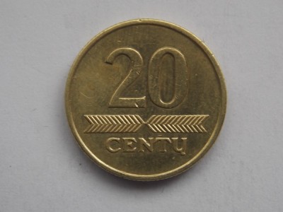 20 CENTU 1997 LITUANIA foto