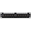Patch Panel 12 porturi RJ45 UTP 10&#039;, Cat6 - TRENDnet TC-P12C6