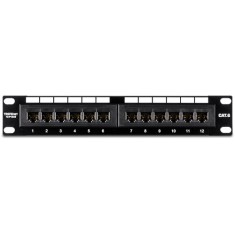 Patch Panel 12 porturi RJ45 UTP 10&#039;, Cat6 - TRENDnet TC-P12C6