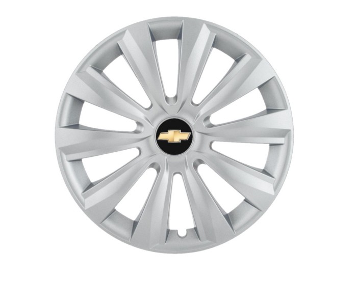 Set 4 capace roti Delta cromat R15 pentru gama auto Chevrolet
